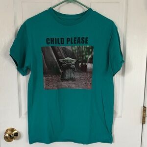Star Wars Teal 'Child Please' T-Shirt